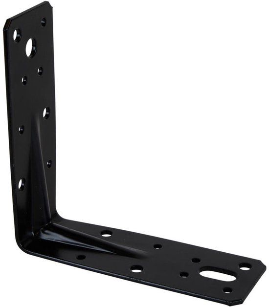 Waelbers Skapa Global B.V. Hoekanker Ril - 125 x 125 x 46 x 2.5 mm - Zwart