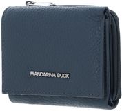 MANDARINA DUCK Leren portemonnee Mellow Wallet Iron petrol