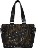 Banned - Hellbound Wish Camo Schoudertas - Groen