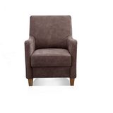 Cavadore stoel Delo met binnenvering/comfortabele gestoffeerde stoel in modern design modern Eén maat Florence Noten