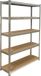 Merkloos Relaxdays Stellingkast - 200x120x50 cm - 875 kg - Metaal - Zilver