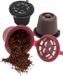 Nerthus Nespresso Hervulbare capsules, 3 stuks, Zwart/Rood/Bruin/Wit