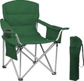 TRVLMORE Chaise de camping XL - Pliable - Capacité de charge 150 kg - Vert