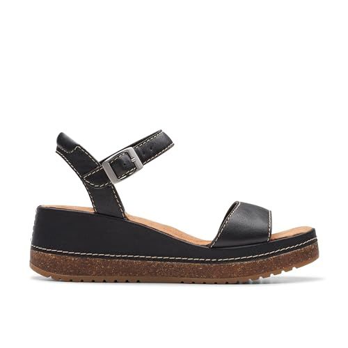 Clarks Kassanda Lily Womens Black Leather, 7