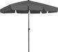 Prolenta Maison Exclusive Strandparasol, antracietkleurig, 200 x 125 cm