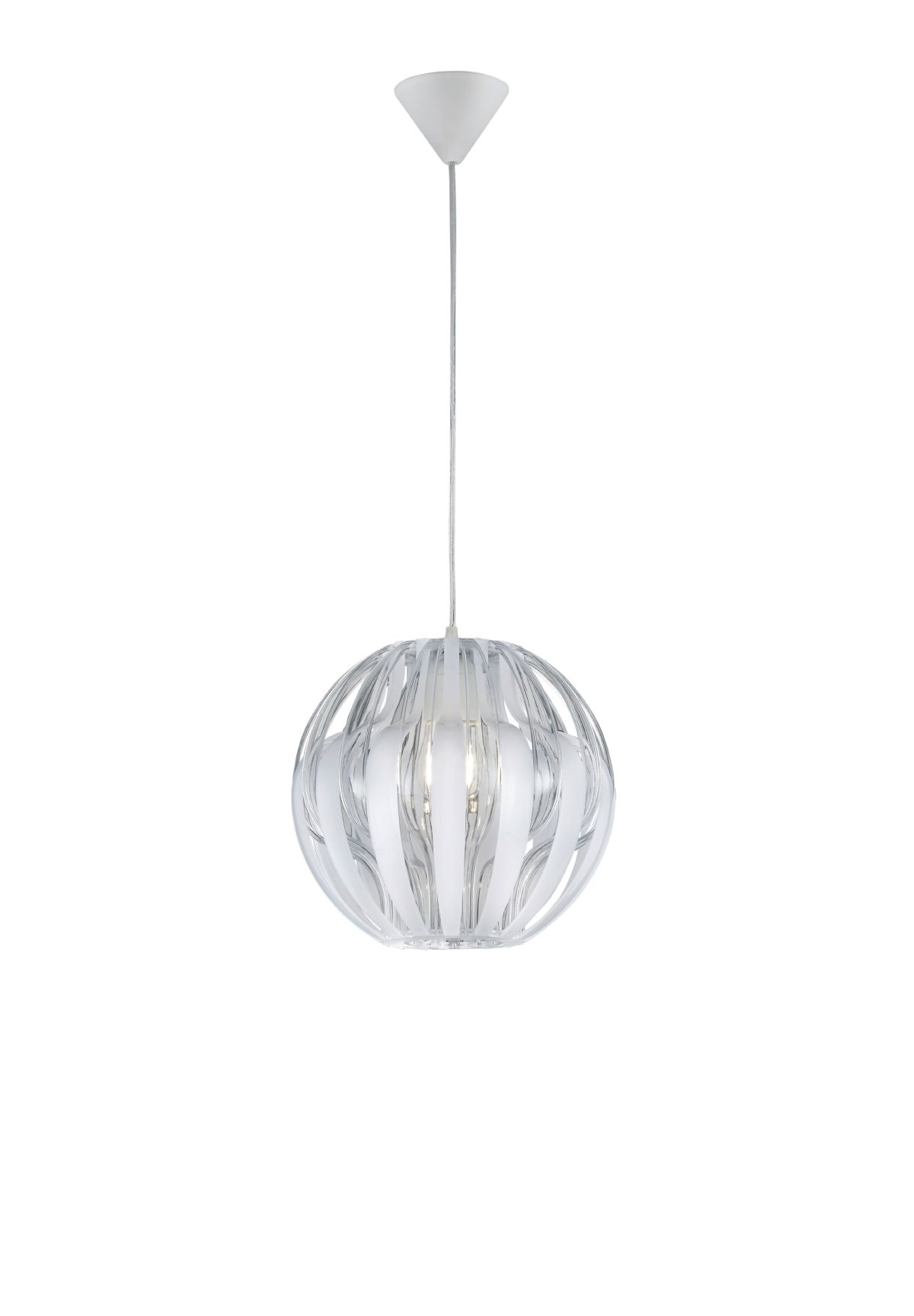 Reality Pumpkin Hanglamp - Wit - E27 - 150cm
