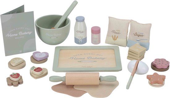 Little Dutch - Little Dutch Hout Little Dutch bakset - 29-delig