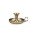 Bougeoir avec oreille, laiton, Ø13,5 cm x 6 cm
