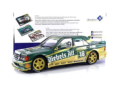 Solido Mercedes 190 Evo II - DTM 1992 - K.THIIM #18