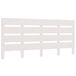 VidaXL Hoofdbord 180x3x80 cm massief grenenhout wit