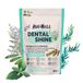 BugBell DentalShine Knabbersticks 60 g, veganistische tandheelkundige | Soft Dental Snacks met zeer weinig vet voor tandverzorging en frisse adem, met pepermunt, chlorella en salie