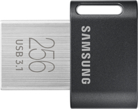 Samsung FIT Plus USB 3.2 Gen 1 (3.1 Gen 1) 256GB USB Flash Drive - Grey/Silver