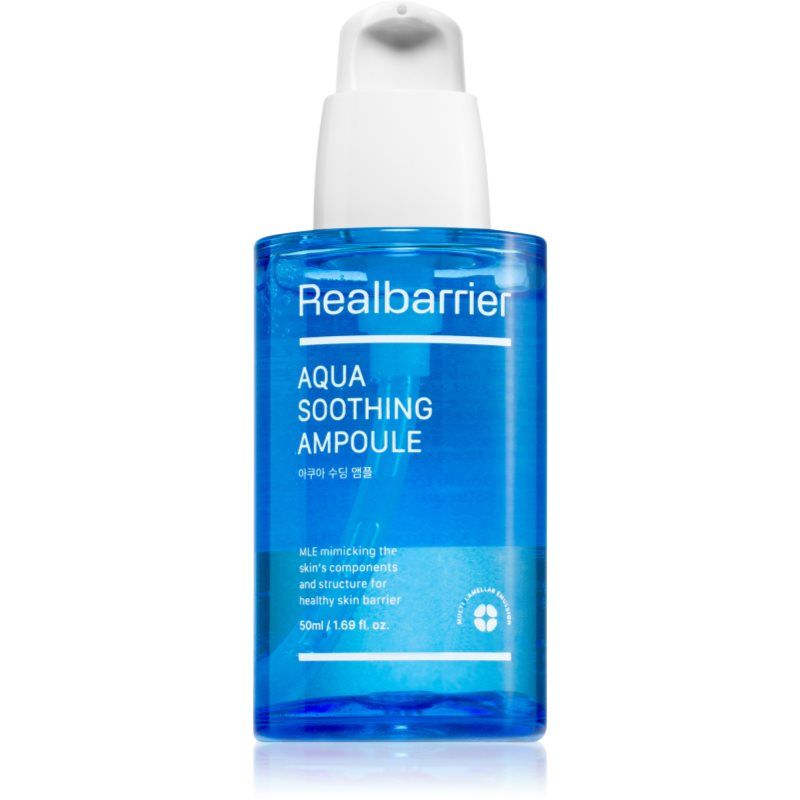 Real Barrier Aqua Soothing Ampoule 1.69 Fl Oz Cooling Moisturizer (50 ml)