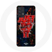 Nike Etui voor Samsung Galaxy A32 5G Logo Just do it Red Maniacase