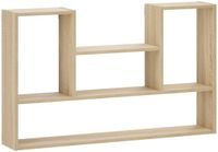 vidaXL Wandplank Sonoma Eiken 100 x 17 x 60 cm Bewerkt hout