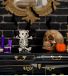 Widmann - Spook & Skelet Kostuum - Bottige Knuffelbeer 15 Centimeter - Wit / Beige - Halloween