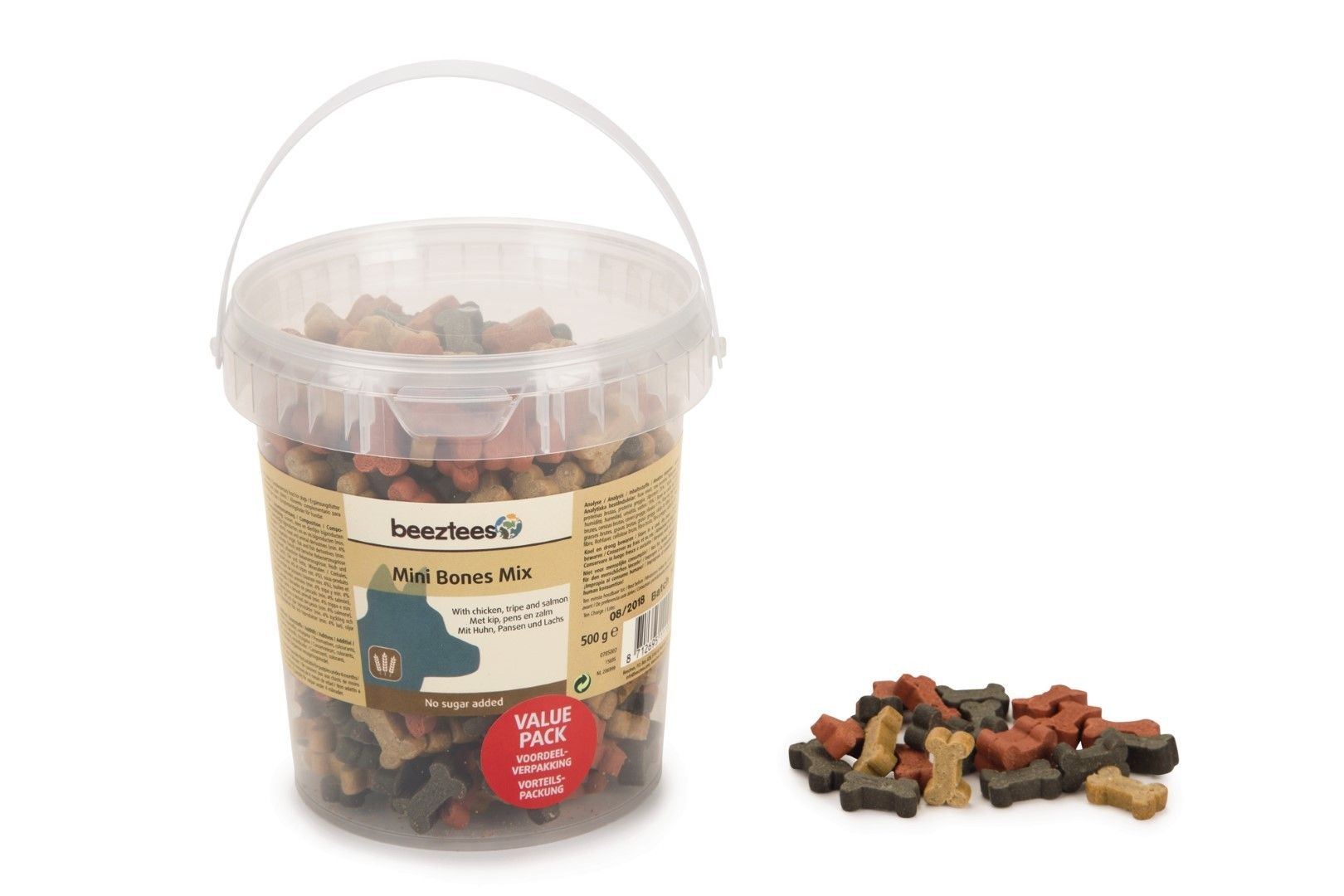 Delisnacks Mini Bones mix 500 gram