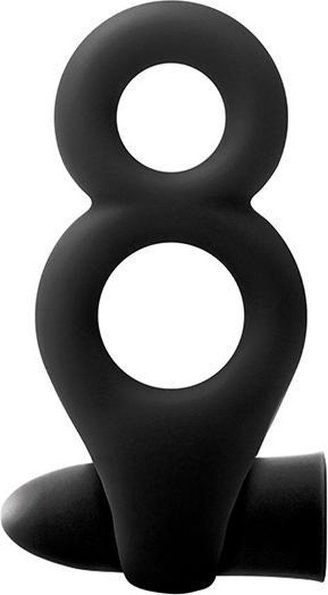 NS Novelties RENEGADE SPARTAN RING BLACK Siliconen