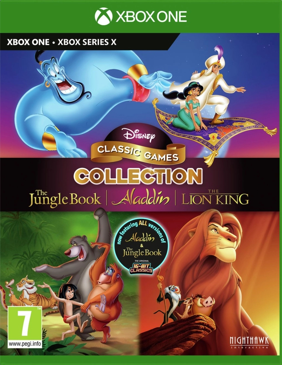 Nighthawk Disney Classic Games: The Jungle Book, Aladdin and The Lion King Xbox One