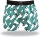 Unabux Boxer Afdrukken Groen Dierenprint Katoen/Polyester Heren XL