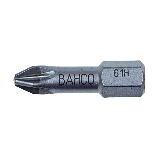 Bahco 61H BH61H/PZ1 Extra harde bits voor Pozidriv-schroeven 25 mm Pz1 10 stuks