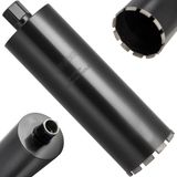 VEVOR Kernboor, 127 Mm Diameter, 356 Mm Boordiepte, 1-1/4 Inch-7 Binnendraad, Zeer Nauwkeurige Lastechnologie, Natte Diamantkernboor voor Gewapend Beton, Baksteen en Metselwerk.