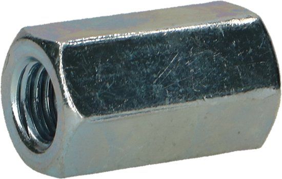 pgb-Europe PGB-Fasteners Verbindingsmoer Din 6334 M16 Staal Zeskant 16 mm
