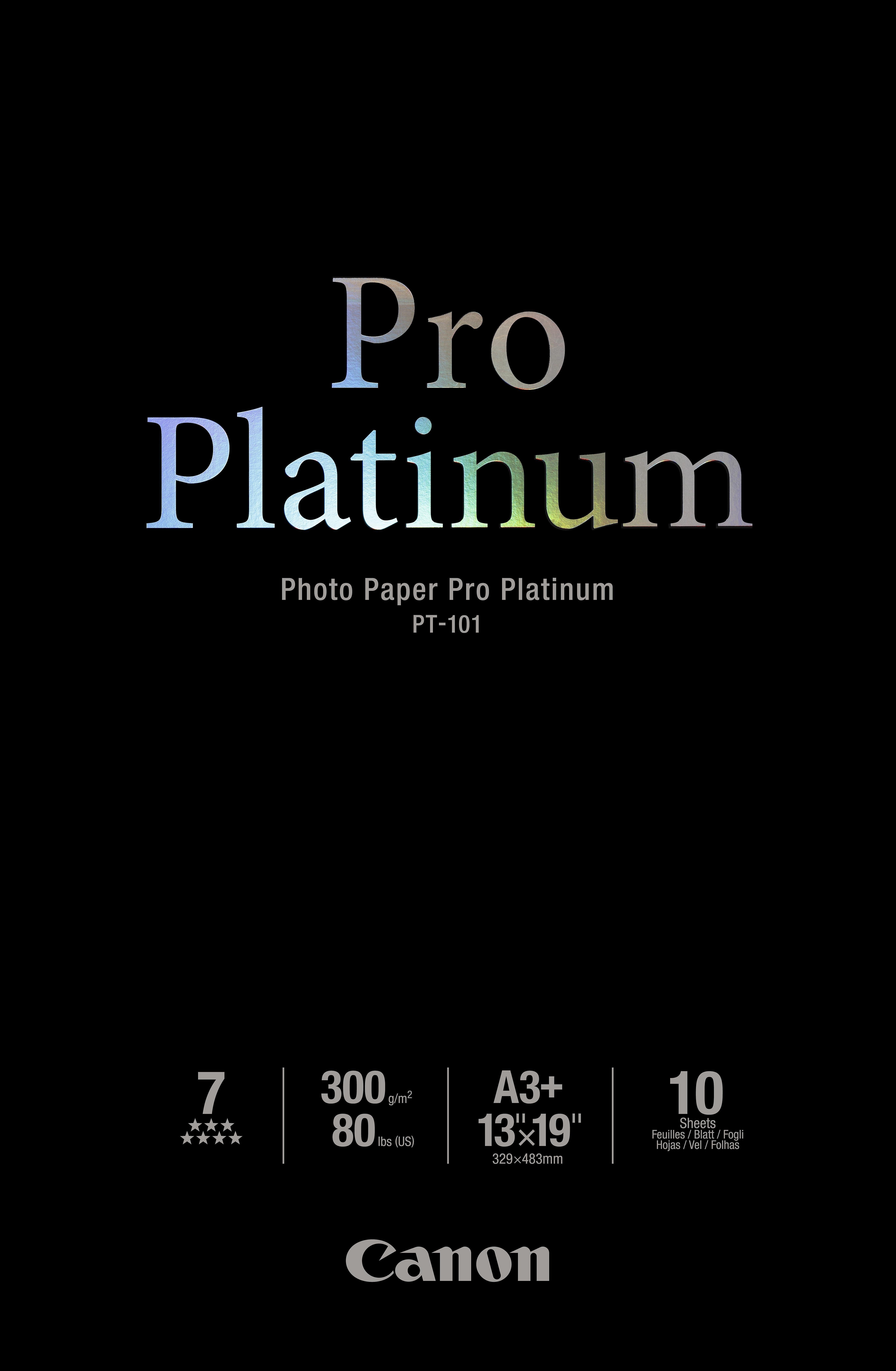 Canon PT-101 A 3+ 10 vel Photo Paper Pro Platinum 300 g