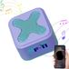 Merkloos / Sans marque Draadloze luidspreker - Compacte speaker - Muziek onderweg - Twee koppelen - 6 x 8 x 5 cm - Blauw