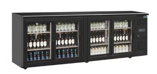 Polar Bardisplay met 4 schuifdeuren - 5050984523953