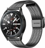 By Qubix Qubix - Stalen Smartwatch Bandje 20mm voor Garmin Approach S12 / S40 / S42 - Zwart
