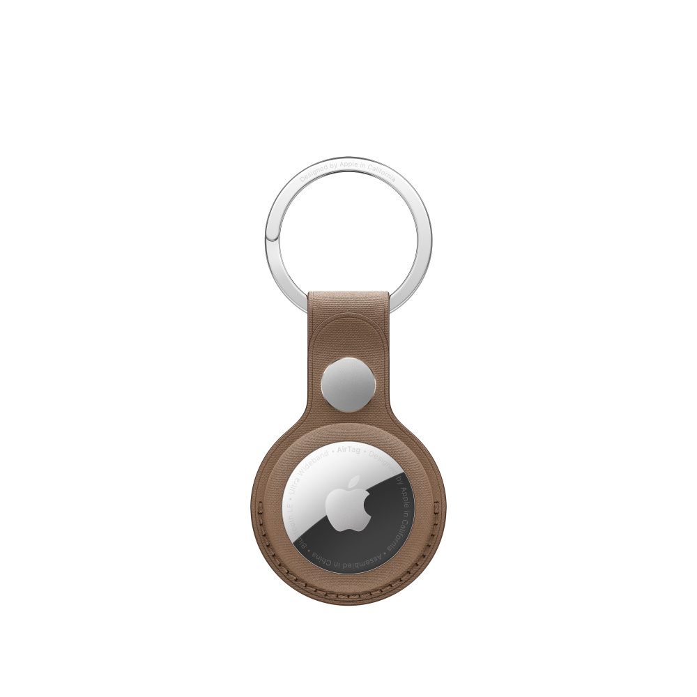 Apple Finewoven Airtag-sleutelhanger - Taupe