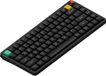 NuPhy Air75 V3 Low-Profile Sans fil Mécanique Clavier - Blush Nano Switch (Tactile) - QMK/VIA - 75% Layout - Noir (Dark)