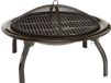 Merkloos / Sans marque AmazonBasics Draagbare Inklapbare Vuurschaal 66 cm - Zwart