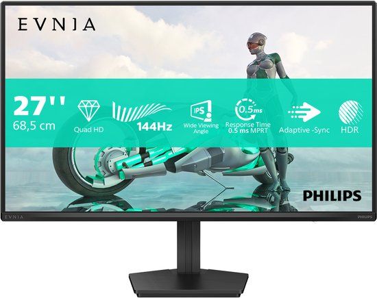 Philips Evnia 3000 27M2N3500NF/00 computer monitor 68,6 cm (27") 2560 x 1440 Pixels Quad HD LCD Zwart