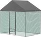 Gazonus poulailler en métal – Parc pour poules pour jardin et extérieur – Housse imperméable incluse – 400x300 cm