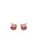 Gaya Leo E-Commerce Ltd. Gaya Earrings Rose Gold Pink Multi Swarovski Crystal Oorhangers