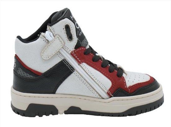 HIP Shoe Style Hoge sneakers H1140-254-10CO Kinderen Zwart combi Leer