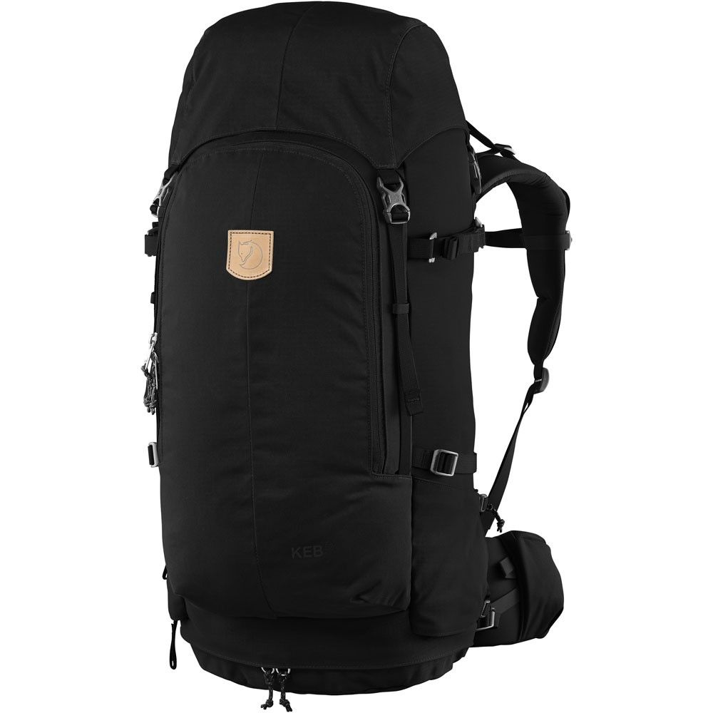Fjällräven Keb 52 Backpack - Black-Black
