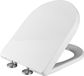 Ibergrif M41001 D-vorm Toiletdeksel Softclose Wit