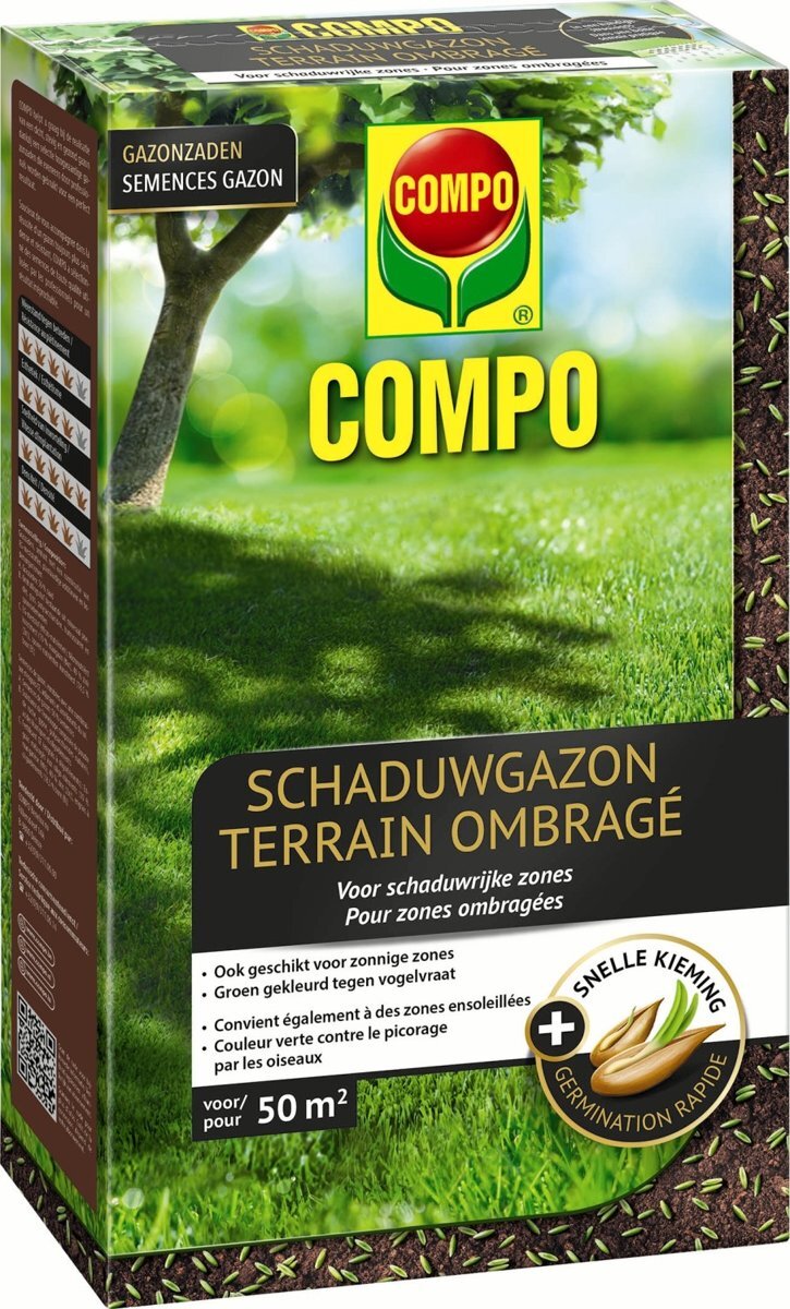 Compo Gazonzaad schaduwgazon 1 kg - 50 mÂ