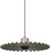 Osram Decor Plissee hanglamp, beige, staal, E27