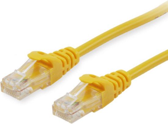 Equip 603163 netwerkkabel Geel 1,5 m Cat6a U/UTP