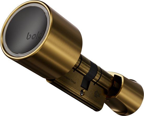 Bold Security Technology BV Bold Elite SX-33 Smart Cilinderslot - Messing - SKG*** - 30/35mm