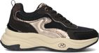 Mexx Palma Ora chunky imitatieleren sneakers - zwart/bruin