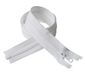IPEA BSZIP035-01 Ritssluiting, wit, 35 cm lang, 2 stuks, kettingmaat #5, deelbare ritssluitingen voor naaiwerk, jassen, breedte 30 mm