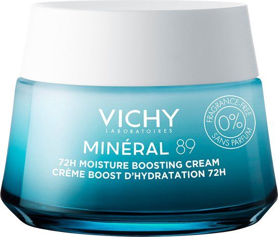 Vichy Minéral 89 72u Hydraterende Boost Crème Zonder Parfum - 50ml