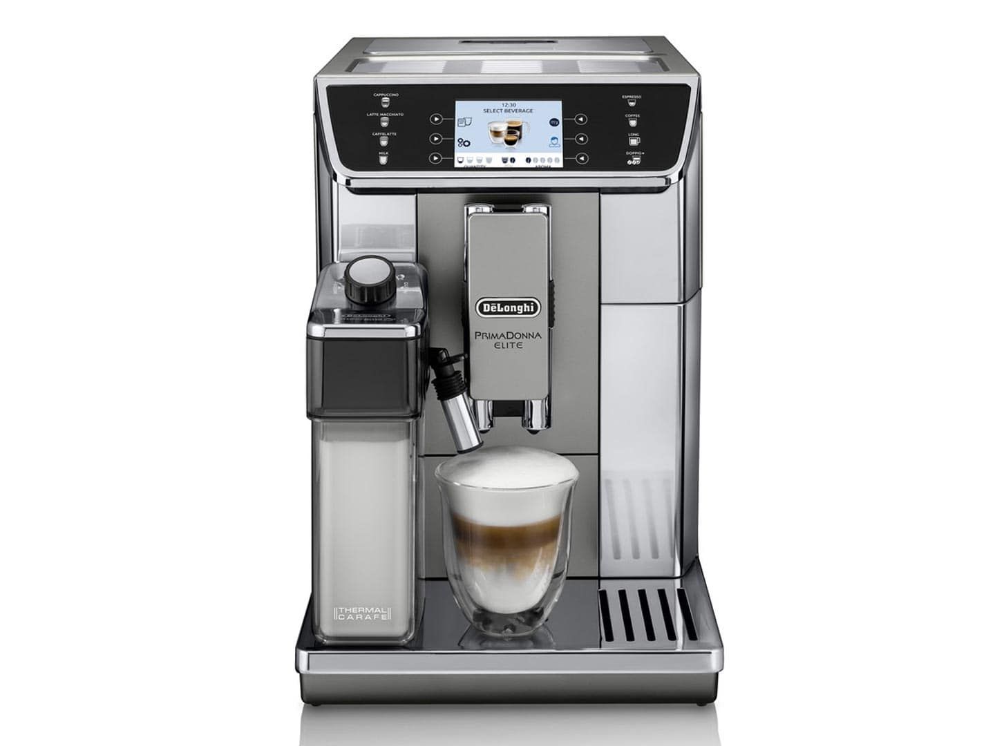 De'Longhi PrimaDonna Elite ECAM 650.55.MS Volautomatische Espressomachine - Zwart/Zilver
