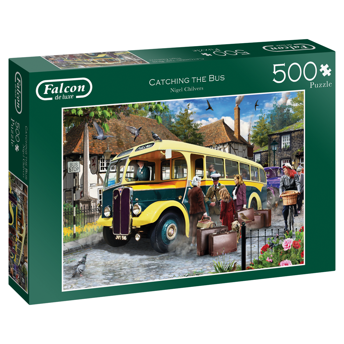 Falcon de luxe Catching the Bus - 500 stukjes Puzzel - Unisex