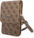 Guess PU 4G Triangle Universele telefoonhoes Heuptas - Bruin